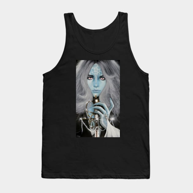 Blue warrior Tank Top by calibos